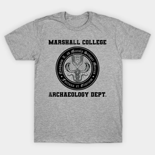 Marshall College Archaeology T-Shirt by toadyco